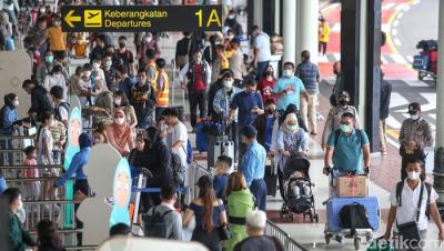 Suasana di Terminal 3 Soetta. Foto : Ist