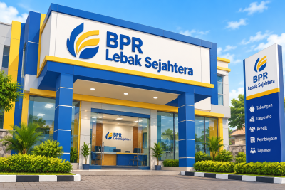 Ilustrasi BPR Lebak Sejahtera.(Photo by Chatgpt)