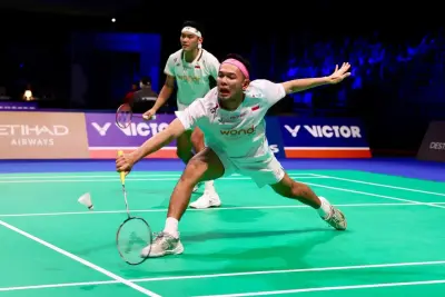 Ganda putra Indonesia Fajar/Fikri. Foto : Ist