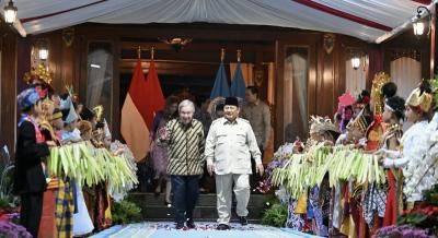 Presiden Prabowo dan Sekjen PBB Antonio Guterres di Hambalang, Bogor. Foto : Ist
